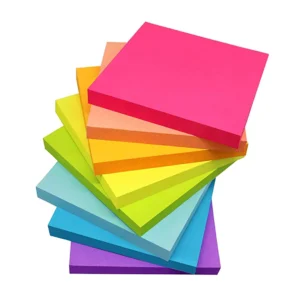 (8 Pack) Sticky Notes 3×3 Inches,Bright Colors Self-Stick Pads, Easy to Post for Home, Office, Notebook, 8 Pads/Pack