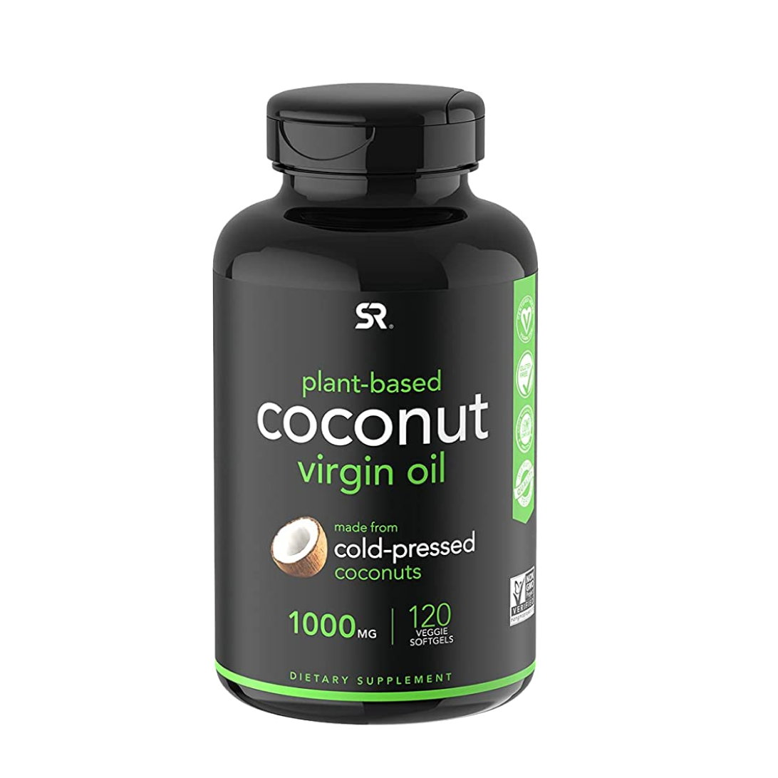 Extra Virgin Organic Coconut Oil Capsules Available (120 Plant Gels)